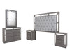 Recamara KS 4 Piezas Emilia - Gris