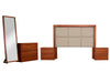 Recamara KS 5 Piezas Gizella - Nogal y Beige
