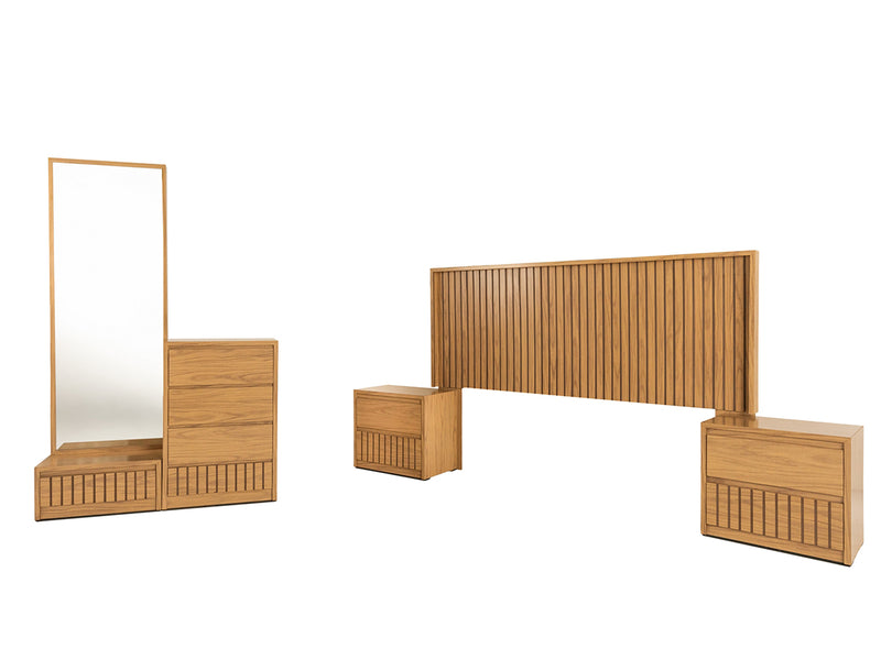 Recamara KS 5 Piezas Katir - Natural
