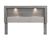 Recámara Valentina King Size 3 piezas - Gris