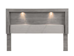 Recámara Valentina King Size 3 piezas - Gris