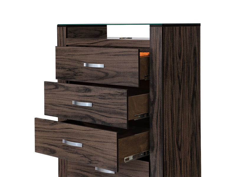 Recamara KS 6 Piezas Magnolia - Nogal