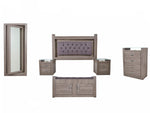 Recamara KS 6 Piezas Magnolia - Gris