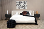 Cama Queen Size Sonatta - Gris Claro