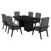 Comedor 6 Sillas Rusia - Negro