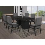 Comedor 6 Sillas Rusia - Negro