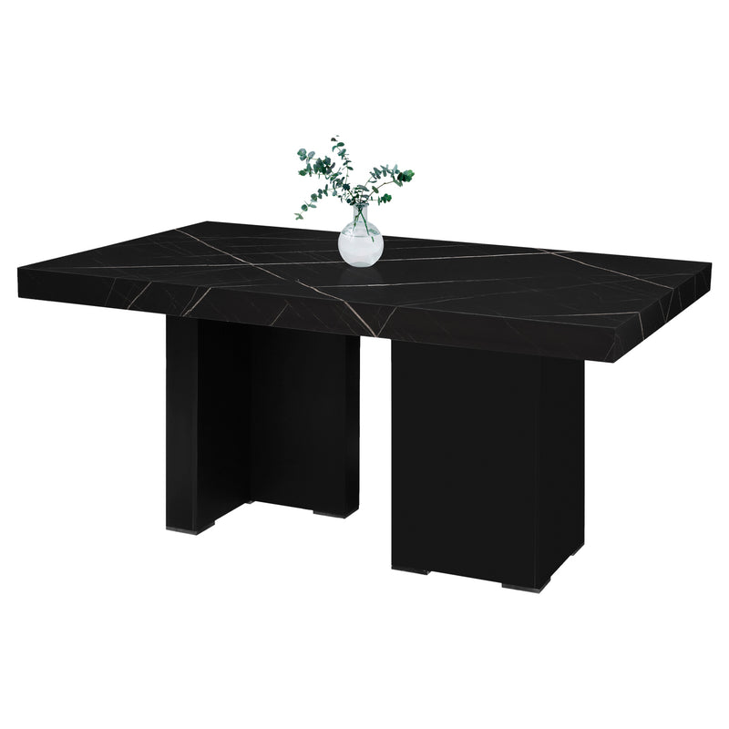 Comedor 6 Sillas Rusia - Negro