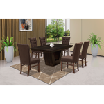 Comedor 6 Sillas Altea - Chocolate