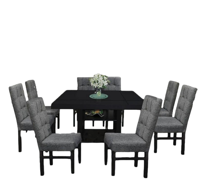 Antecomedor Cony 8 Sillas - Chocolate