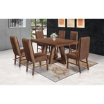Comedor 6 Sillas Zafira - Nogal