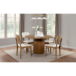 Comedor 5 Sillas Caspio - Nogal