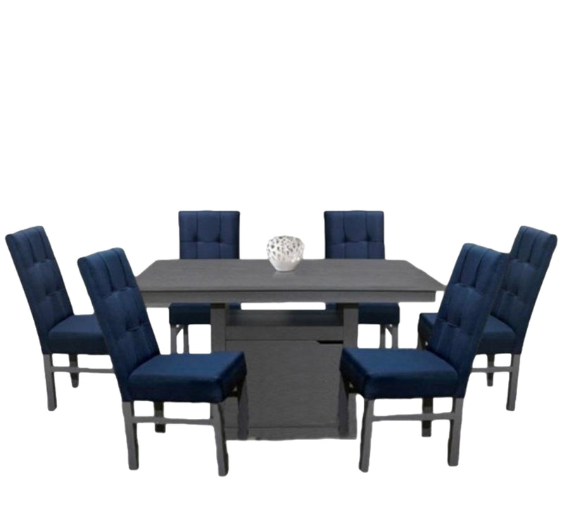 Antecomedor Orne 6 Sillas - Gris
