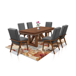 Comedor 6 Sillas Marsella - Nogal