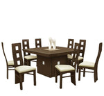 Antecomedor Parma 8 Sillas - Chocolate