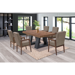 Comedor 6 Sillas Noruega - Nogal