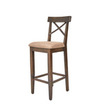 Banco Irina - Nogal Rustico y Beige