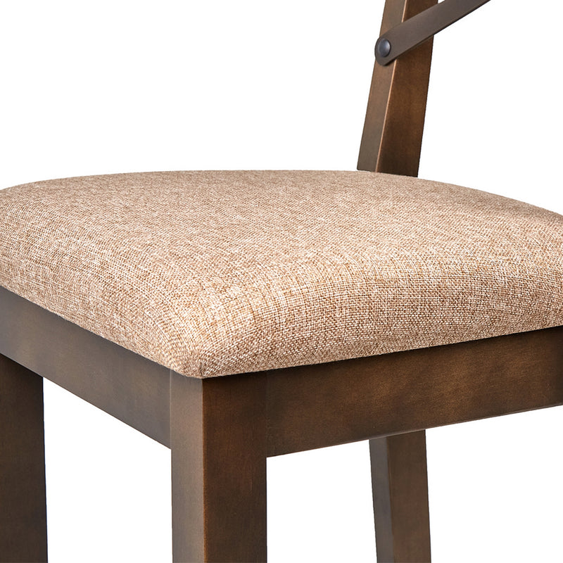 Banco Irina - Nogal Rustico y Beige