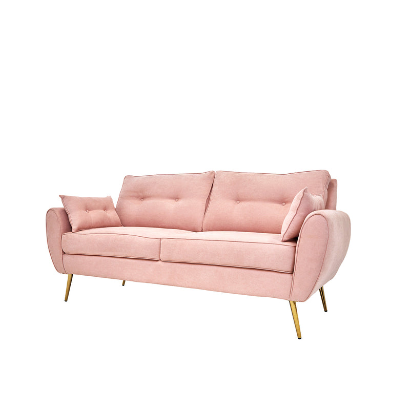 Sofá Chris 183x90x81 cm Rosa | Këssa – Kessa Muebles