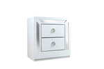 Buro Emilia - Blanco y Plata