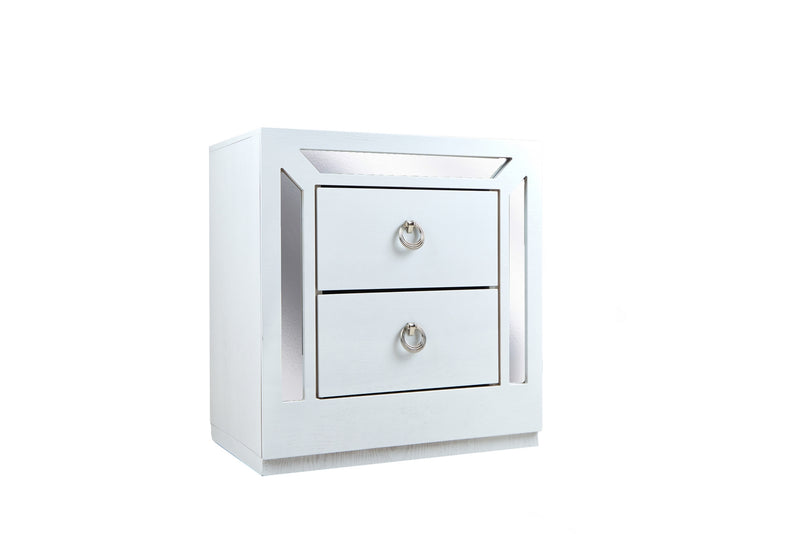 Buro Emilia - Blanco y Plata
