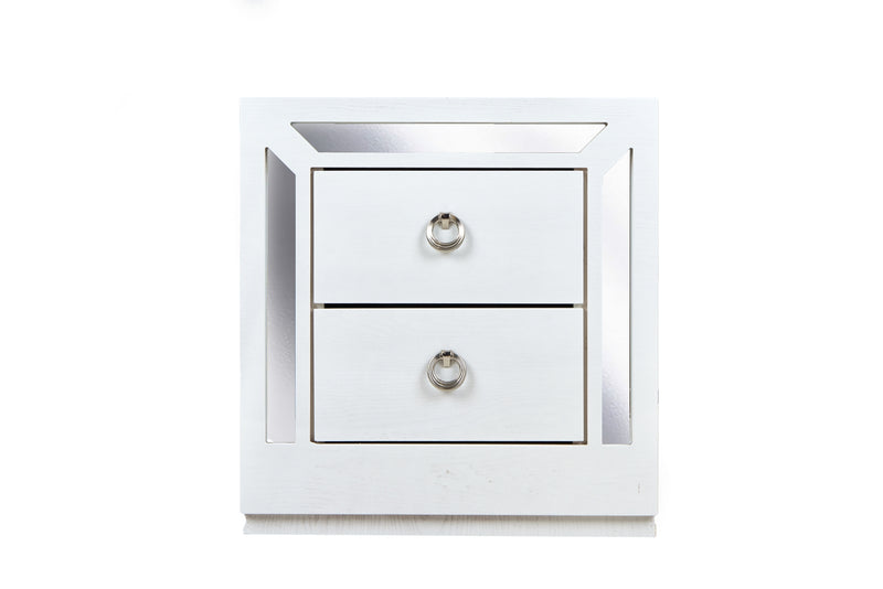 Buro Emilia - Blanco y Plata