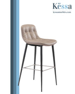 Banco De Bar Modelo Tangiers - Taupe