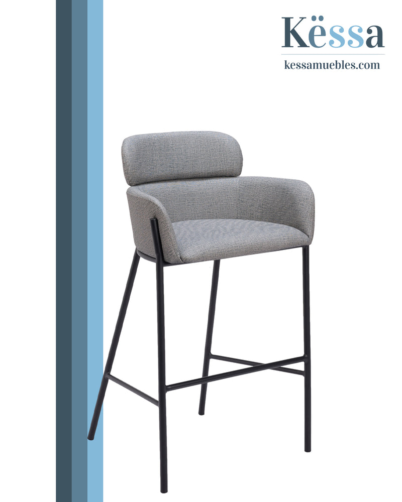 Banco de Bar Bremor - Gris