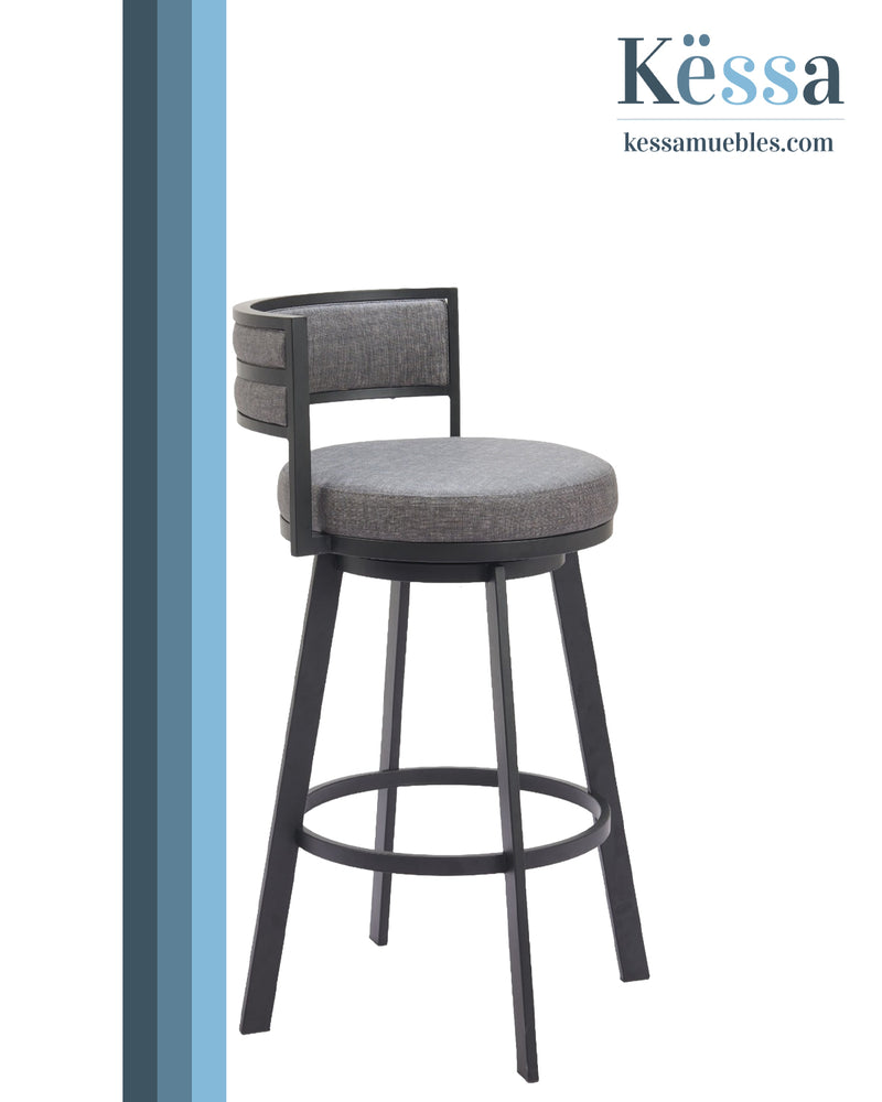 Banco de Bar Gimsby - Gris