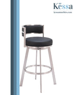 Banco de Bar Gimsby - Negro
