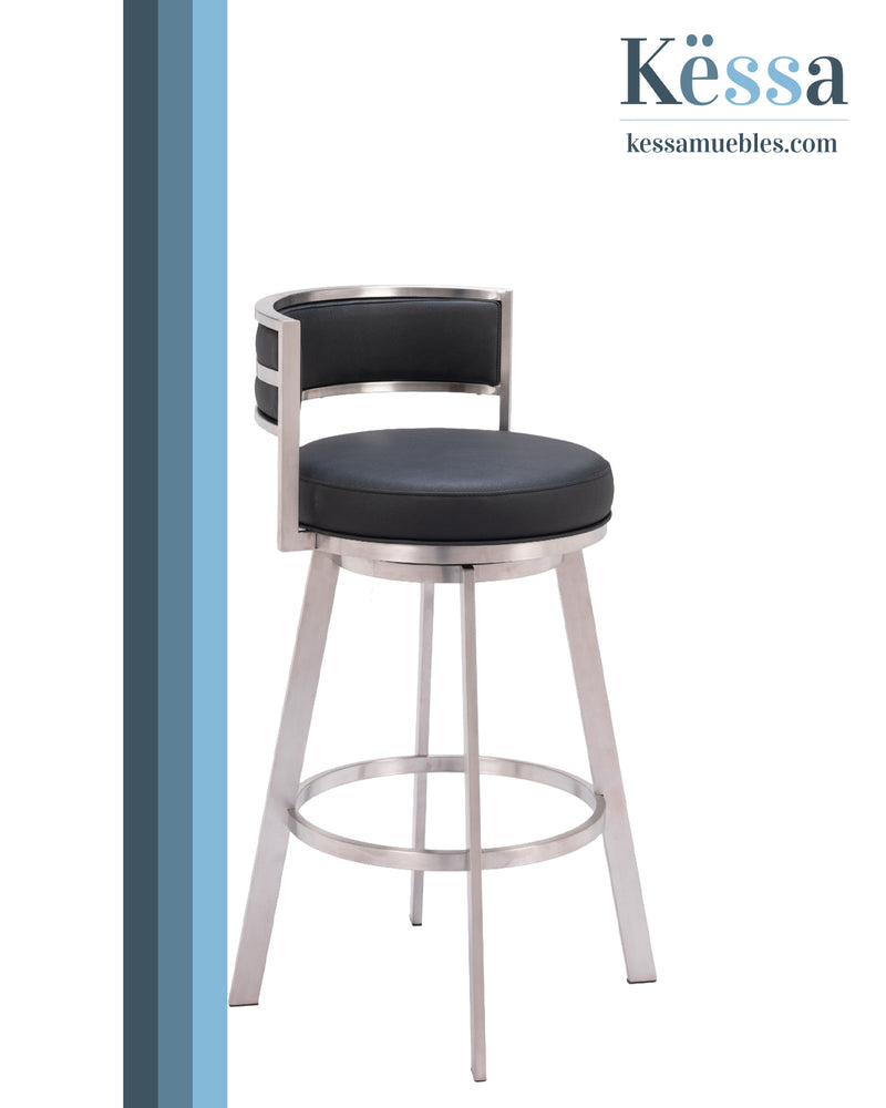 Banco de Bar Gimsby - Negro