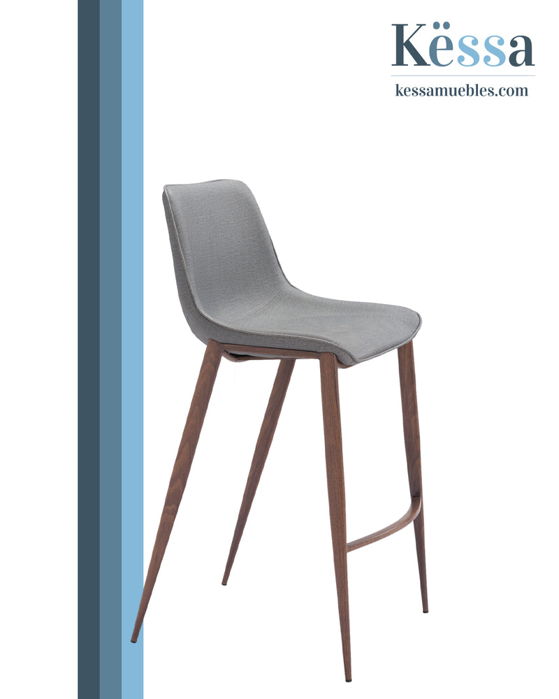 Banco de Bar Magnus 2 - Gris