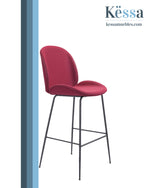 Banco de Bar Miles - Rojo
