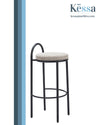 Banco de Bar Sisal - Negro