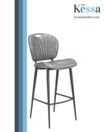 Banco de Bar Terrence - Gris