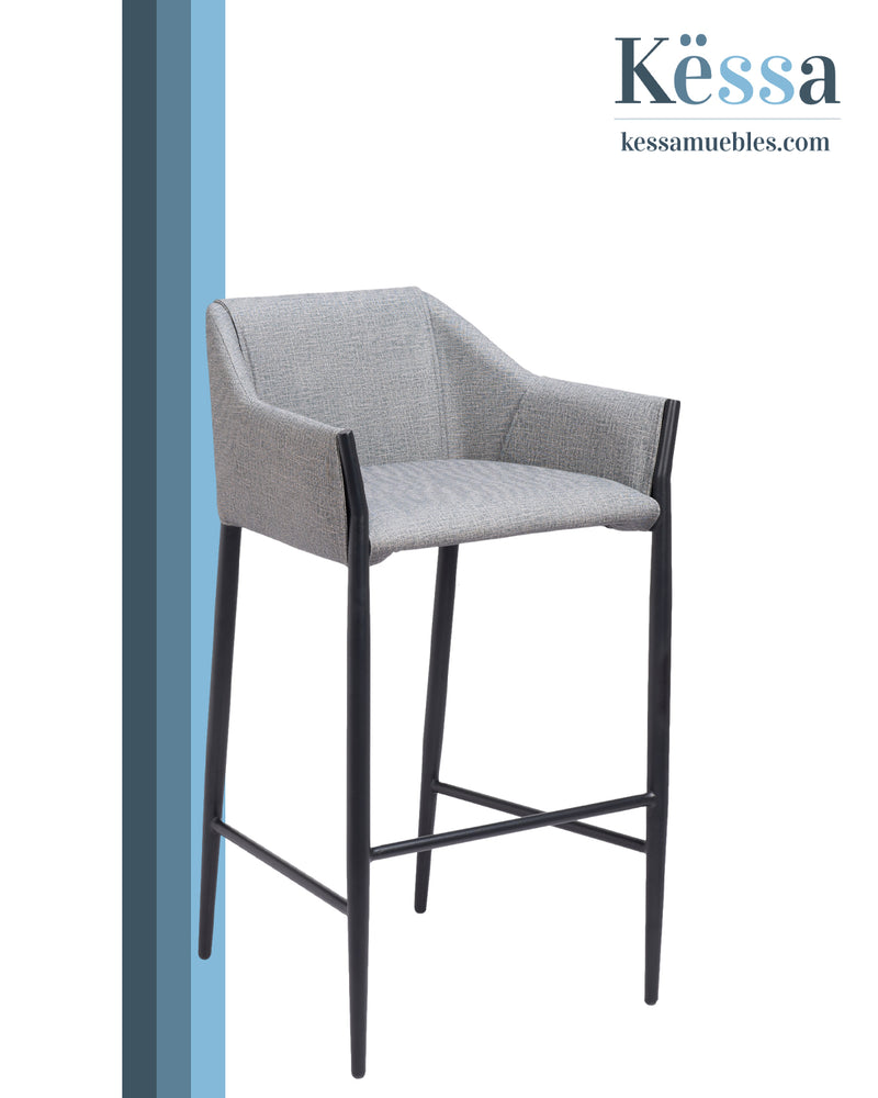 Banco de Barra Andover - Gris