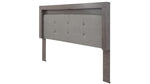 Recamara Aurora King Size 3 piezas - Gris