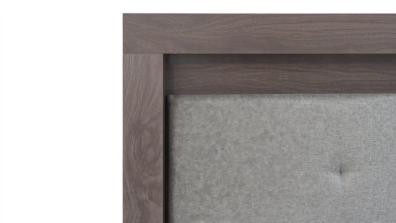 Recamara Aurora King Size 3 piezas - Gris