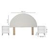 Recamara KS 3 Piezas Milna - Blanco