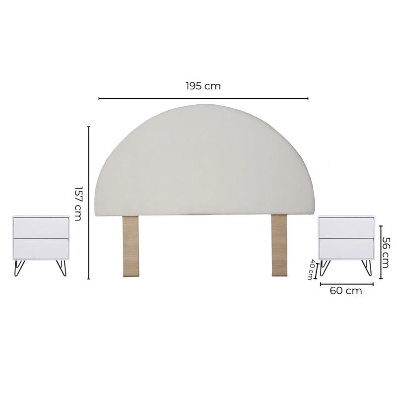 Recamara KS 3 Piezas Pixard - Blanco