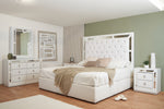 Recamara KS 3 Piezas Emilia - Blanco y Plata