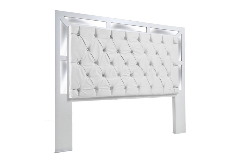 Recamara KS 3 Piezas Emilia - Blanco y Plata