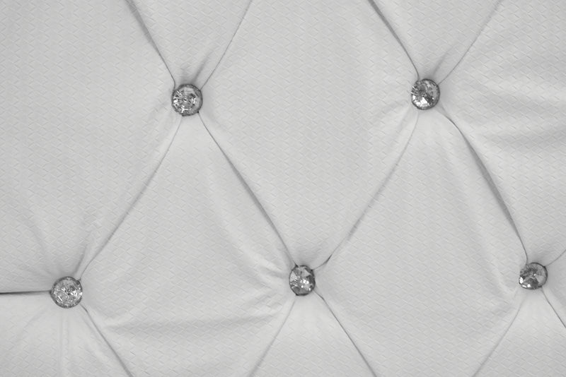 Recamara KS 3 Piezas Emilia - Blanco y Plata