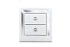 Recamara KS 3 Piezas Emilia - Blanco y Plata