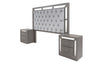 Recamara KS 3 Piezas Emilia - Gris