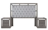 Recamara KS 3 Piezas Emilia - Gris
