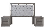 Recamara KS 3 Piezas Emilia - Gris