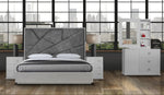 Recamara KS 3 Piezas Eloria - Gris y Blanco