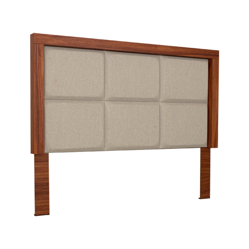Recamara KS 3 Piezas Gizella - Nogal y Beige