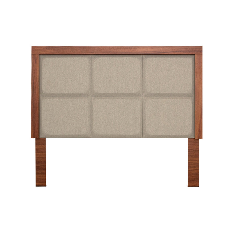 Recamara KS 3 Piezas Gizella - Nogal y Beige