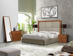 Recamara KS 3 Piezas Gizella - Nogal y Beige